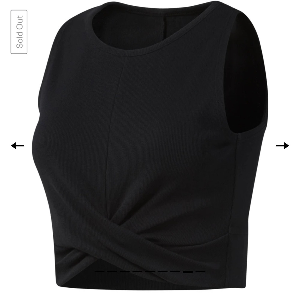 NWT Reebok Novelty Twist Active Wear Crop Top